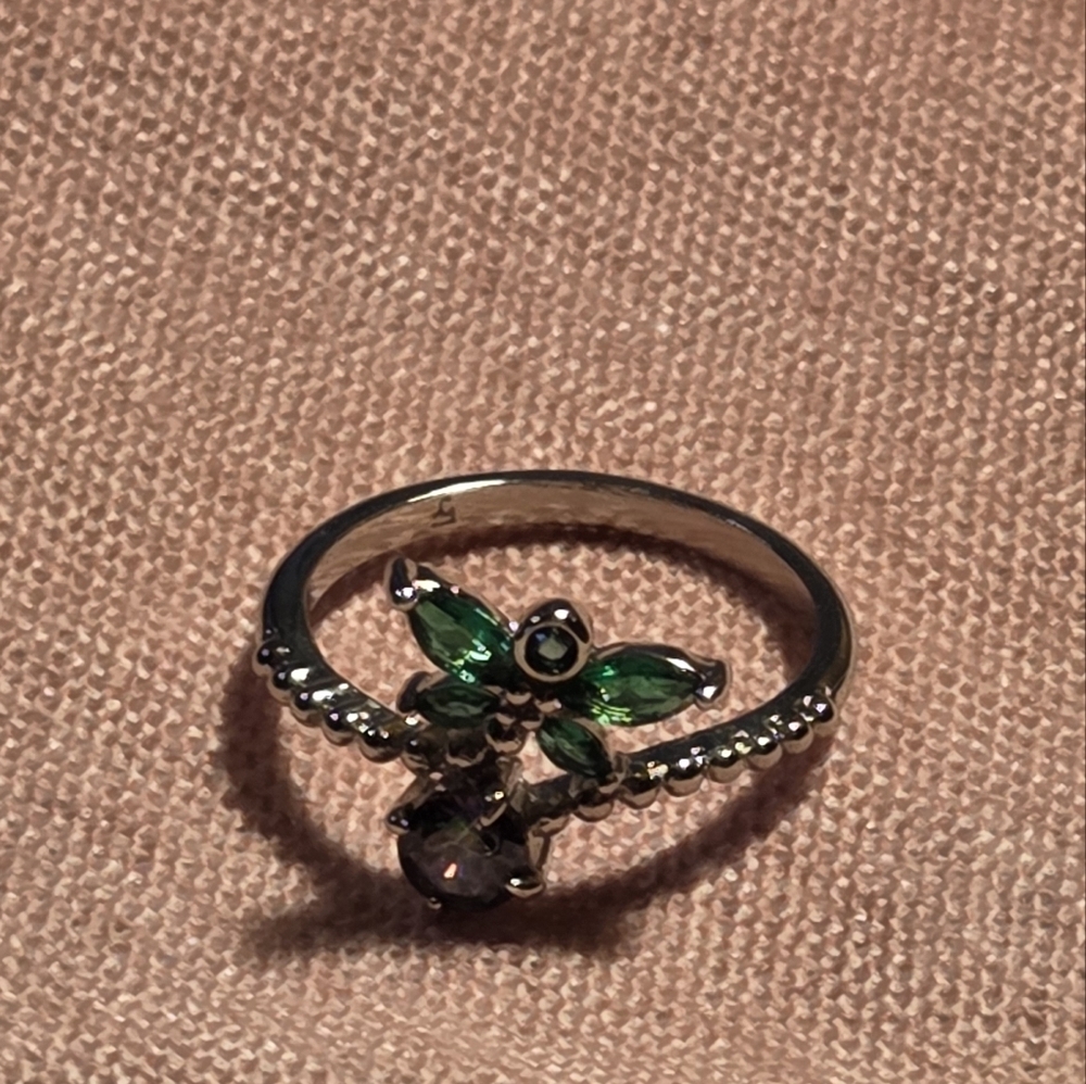 Fragrant Jewels Rare Come Dragonfly With Me Collection Nature-Inspired Ring